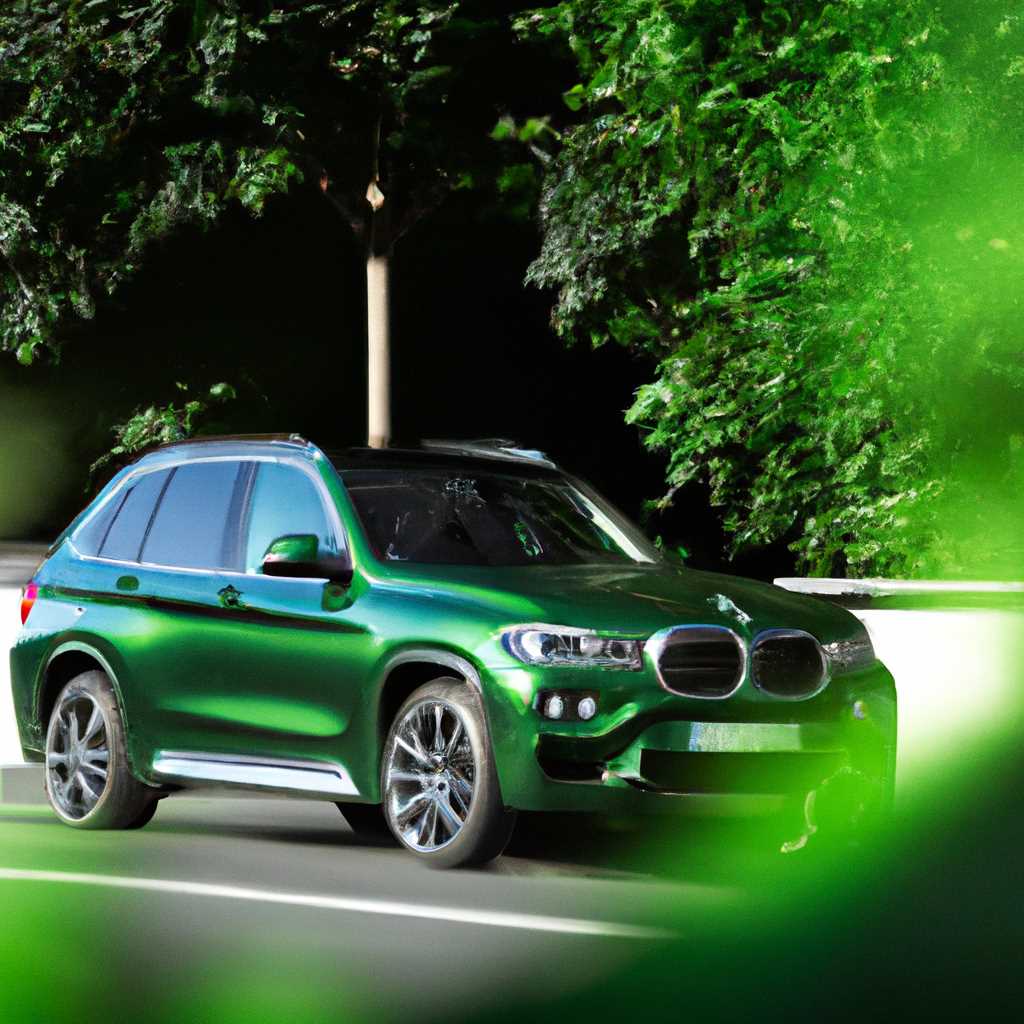 BMW X5 Urban Green - идеальный выбор для городской жизни