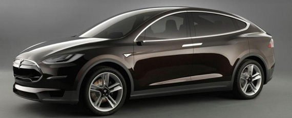 Внедорожник 2014 модельного года  Tesla Model X