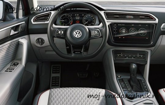 Салон Volkswagen Tiguan GTE 2016 фото
