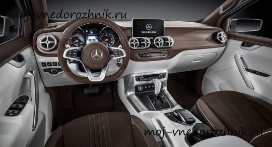 Фото салона Mercedes-Benz X-Class