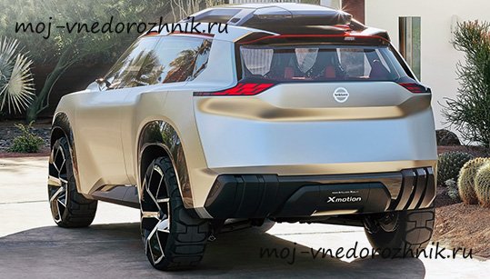 Nissan Xmotion вид сзади