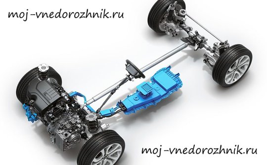 Гибридная установка на Land Rover Discovery Sport