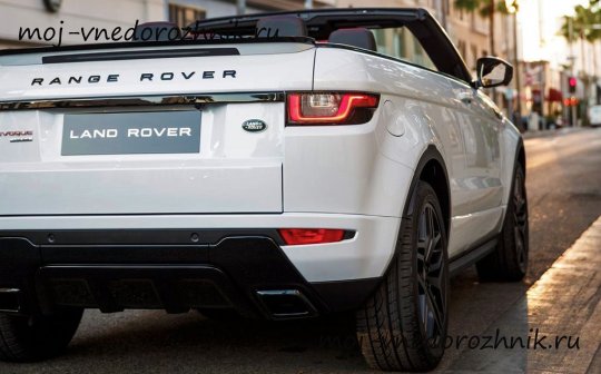 Land Rover Range Rover Evoque Convertible 2017 фото