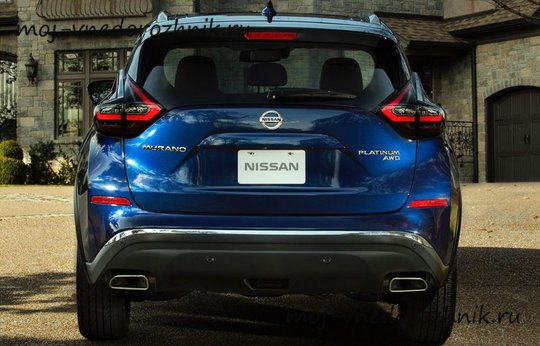Nissan Murano 2019 вид сзади