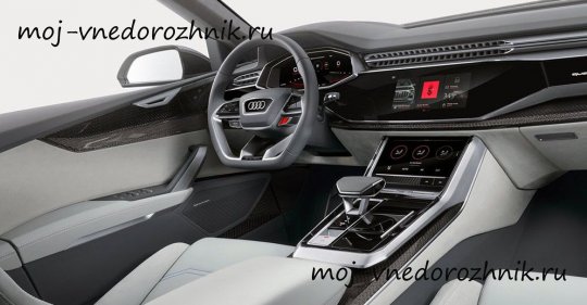 Салон Audi Q8 2018 фото
