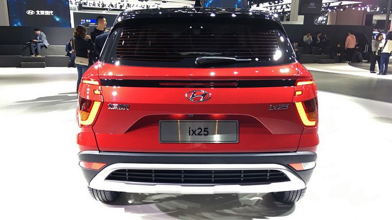 Новый Hyundai ix25 (Creta) 2019-2020 вид сзади