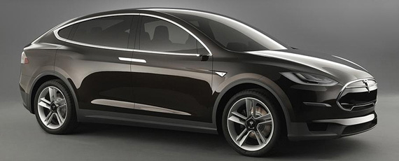Новый внедорожник 2014 Tesla Model X